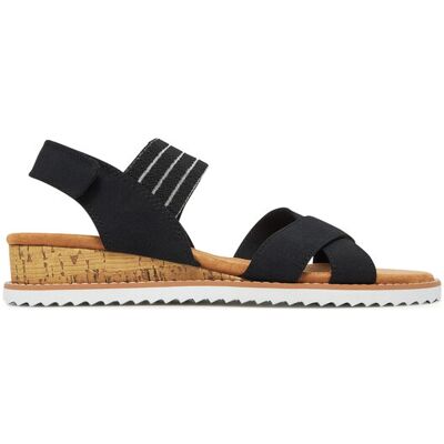Skechers Sandały BOBS Desert Kiss-Shore Enough 114130/BLK Czarny 39 Czarny Damskie Skechers Sandały BOBS Desert Kiss-Shore Enough 114130/BLK Czarny 39 Czarny Damskie