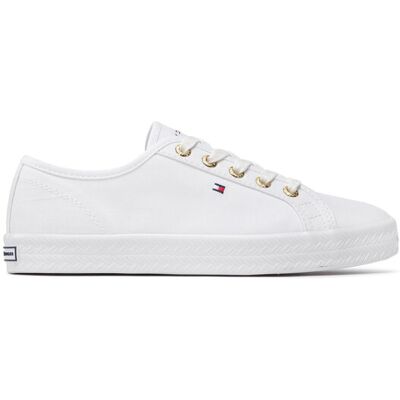 Tommy Hilfiger Tenisówki Essential Nautical Sneaker FW0FW06512 Biały 39 Biały Damskie Tommy Hilfiger Tenisówki Essential Nautical Sneaker FW0FW06512 Biały 39 Biały Damskie
