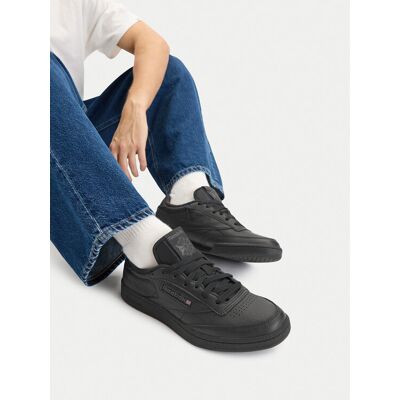 Reebok Sneakersy EO-CLUB C85 100000153 Czarny 44 Czarny Męskie Reebok Sneakersy EO-CLUB C85 100000153 Czarny 44 Czarny Męskie