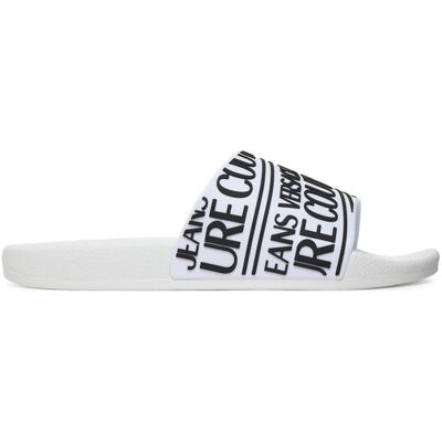 Versace Jeans Couture Klapki 80YA3SQ1 Biały 42 Biały Męskie Versace Jeans Couture Klapki 80YA3SQ1 Biały 42 Biały Męskie