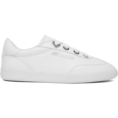 LOVE MOSCHINO Sneakersy JA15142G1OIAX100 Biały 35 Biały Damskie LOVE MOSCHINO Sneakersy JA15142G1OIAX100 Biały 35 Biały Damskie