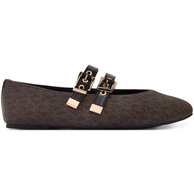 MICHAEL Michael Kors Baleriny Rowen Flex Ballet 40R6RWFP1B Brązowy 36 Brązowy Damskie MICHAEL Michael Kors Baleriny Rowen Flex Ballet 40R6RWFP1B Brązowy 36 Brązowy Damskie