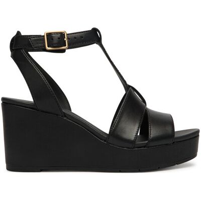 Clarks Sandały Sabina Hope 26186102 Czarny 37 Czarny Damskie Clarks Sandały Sabina Hope 26186102 Czarny 37 Czarny Damskie