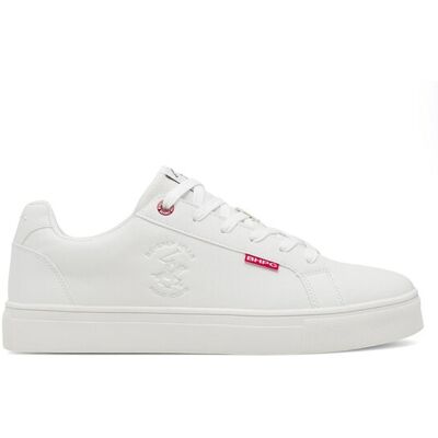 Beverly Hills Polo Club Sneakersy M-AF210880-B Biały 44 Biały Męskie Beverly Hills Polo Club Sneakersy M-AF210880-B Biały 44 Biały Męskie