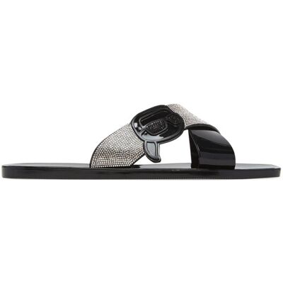 KARL LAGERFELD Klapki Jelly KL80004S Czarny 35 Czarny Damskie KARL LAGERFELD Klapki Jelly KL80004S Czarny 35 Czarny Damskie