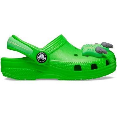 Crocs Klapki Classic Iam Dinosaur Clog T 209700 Zielony 20_21 Zielony Chłopiec Crocs Klapki Classic Iam Dinosaur Clog T 209700 Zielony 20_21 Zielony Chłopiec