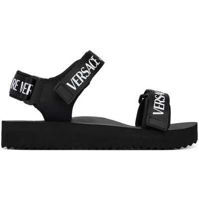 Versace Jeans Couture Sandały 80VA3SX4 ZS630 Czarny 39 Czarny Damskie Versace Jeans Couture Sandały 80VA3SX4 ZS630 Czarny 39 Czarny Damskie