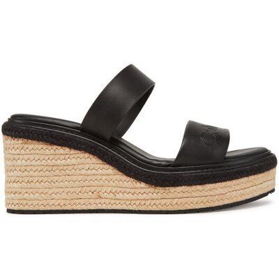 Calvin Klein Espadryle Wedge Sandal 50 - He HW0HW02375 Czarny 38 Czarny Damskie Calvin Klein Espadryle Wedge Sandal 50 - He HW0HW02375 Czarny 38 Czarny Damskie