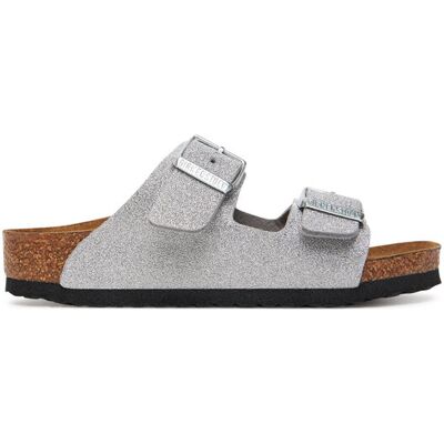 Birkenstock Klapki Arizona Kids 1030477 Srebrny 31 Srebrny Dziewczynka Birkenstock Klapki Arizona Kids 1030477 Srebrny 31 Srebrny Dziewczynka