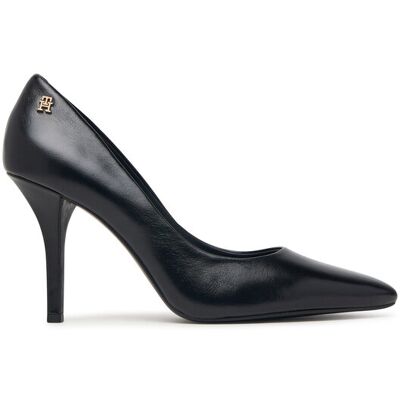 Tommy Hilfiger Szpilki High Heel Court Leather Shoe FW0FW09527 Czarny 39 Czarny Damskie Tommy Hilfiger Szpilki High Heel Court Leather Shoe FW0FW09527 Czarny 39 Czarny Damskie