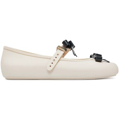 Melissa Baleriny Melissa Soft Ballerina Bow Ad M 35971 Écru 37 Kremowy Damskie Melissa Baleriny Melissa Soft Ballerina Bow Ad M 35971 Écru 37 Kremowy Damskie