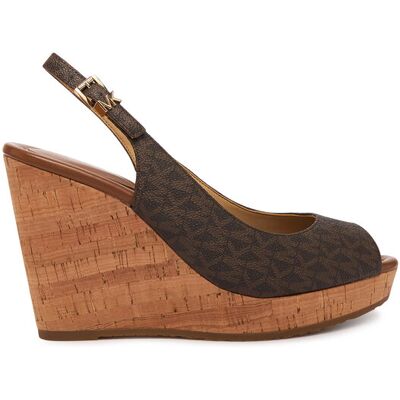 MICHAEL Michael Kors Sandały Rosie Wedge 40S6RSHS1B Brązowy 41 Brązowy Damskie MICHAEL Michael Kors Sandały Rosie Wedge 40S6RSHS1B Brązowy 41 Brązowy Damskie