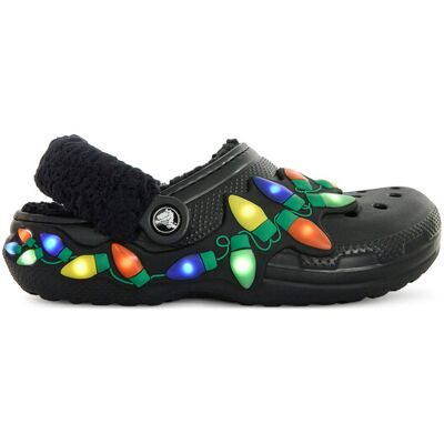 Crocs Klapki Classic Lined Holiday Lights Clog 212054 Czarny 36_37 Czarny Unisex Crocs Klapki Classic Lined Holiday Lights Clog 212054 Czarny 36_37 Czarny Unisex