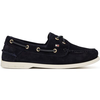 Tommy Hilfiger Mokasyny Hilfiger Suede Boat Shoe FW0FW09338 Granatowy 39 Granatowy Damskie Tommy Hilfiger Mokasyny Hilfiger Suede Boat Shoe FW0FW09338 Granatowy 39 Granatowy Damskie