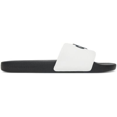 Calvin Klein Jeans Klapki Slide Jelly Mono Pu YM0YM01281 Biały 44 Biały Męskie Calvin Klein Jeans Klapki Slide Jelly Mono Pu YM0YM01281 Biały 44 Biały Męskie