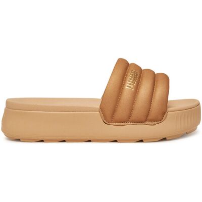 Puma Klapki Karmen Slide Puffy Wns Aqua Metallics PU 400679 02 Złoty 39 Złoty Damskie Puma Klapki Karmen Slide Puffy Wns Aqua Metallics PU 400679 02 Złoty 39 Złoty Damskie