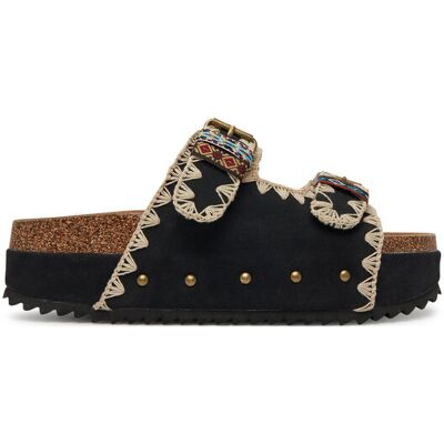 DeeZee Klapki LB-P1684 Czarny 39 Czarny Damskie DeeZee Klapki LB-P1684 Czarny 39 Czarny Damskie