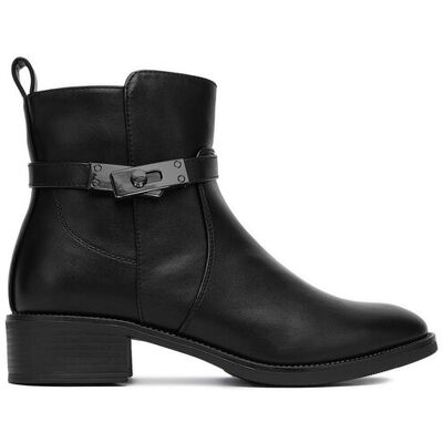 DeeZee Botki HX23002-11 Czarny 37 Czarny Damskie DeeZee Botki HX23002-11 Czarny 37 Czarny Damskie