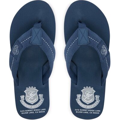 Tommy Hilfiger Japonki Patch Hilfiger Beach Sandal FM0FM05804 Niebieski 41 Niebieski Męskie Tommy Hilfiger Japonki Patch Hilfiger Beach Sandal FM0FM05804 Niebieski 41 Niebieski Męskie