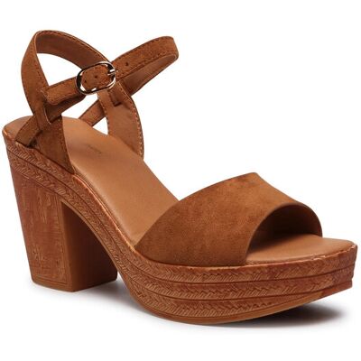 Clara Barson Sandały TS4991-03 Brązowy 40 Brązowy Damskie Clara Barson Sandały TS4991-03 Brązowy 40 Brązowy Damskie