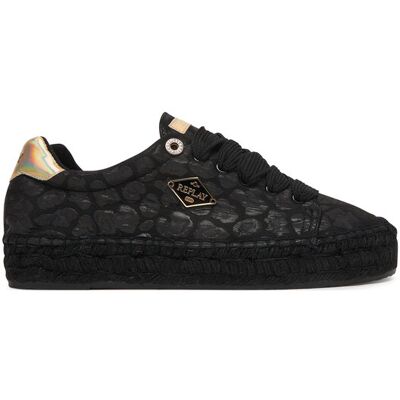 REPLAY Espadryle GWF22 .000.C0098T Czarny 35 Czarny Damskie REPLAY Espadryle GWF22 .000.C0098T Czarny 35 Czarny Damskie