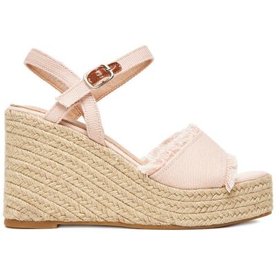 DeeZee Espadryle E0822-4A Różowy 40 Różowy Damskie DeeZee Espadryle E0822-4A Różowy 40 Różowy Damskie