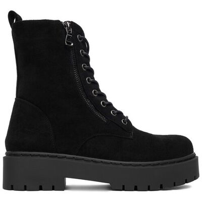 DeeZee Trzewiki HX21001-70D Czarny 37 Czarny Damskie DeeZee Trzewiki HX21001-70D Czarny 37 Czarny Damskie