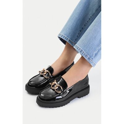 DeeZee Loafersy WS5621-18 Czarny 42 Czarny Damskie DeeZee Loafersy WS5621-18 Czarny 42 Czarny Damskie