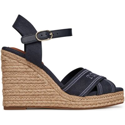 Espadryle Tommy Hilfiger Espad High Wedge FW0FW08668 Granatowy 39 Granatowy Damskie Espadryle Tommy Hilfiger Espad High Wedge FW0FW08668 Granatowy 39 Granatowy Damskie