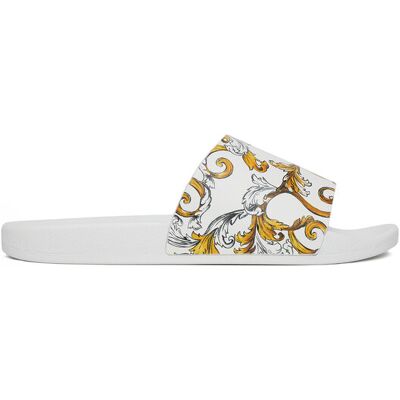 Versace Jeans Couture Klapki 78YA3SQ4 Biały 42 Biały Męskie Versace Jeans Couture Klapki 78YA3SQ4 Biały 42 Biały Męskie