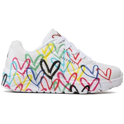 Skechers Sneakersy Spread The Love 314064L/WMLT Biały 37_1_2 Biały Dziewczynka Skechers Sneakersy Spread The Love 314064L/WMLT Biały 37_1_2 Biały Dziewczynka