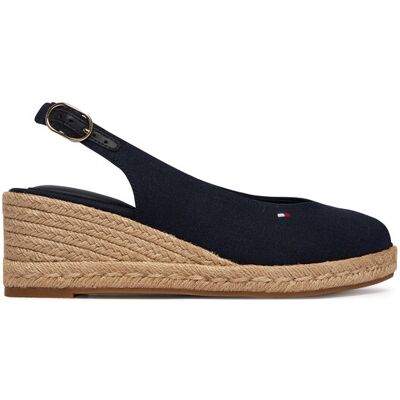 Tommy Hilfiger Espadryle Mid Wedge Espad Slingback FW0FW09228 Granatowy 41 Granatowy Damskie Tommy Hilfiger Espadryle Mid Wedge Espad Slingback FW0FW09228 Granatowy 41 Granatowy Damskie