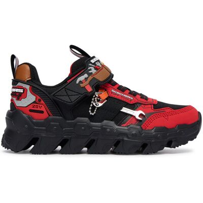 Skechers Sneakersy Mega-Flex Lite - Tuff Toolz 402130L/RDBK Czarny 32 Czarny Chłopiec Skechers Sneakersy Mega-Flex Lite - Tuff Toolz 402130L/RDBK Czarny 32 Czarny Chłopiec