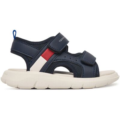 Tommy Hilfiger Sandały Velcro Sandal T1B2-34386-1591 Granatowy 24 Granatowy Chłopiec Tommy Hilfiger Sandały Velcro Sandal T1B2-34386-1591 Granatowy 24 Granatowy Chłopiec