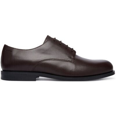 Calvin Klein Półbuty Ess Rubber Derby Lth HM0HM02056 Brązowy ciemny 42 Brązowy ciemny Męskie Calvin Klein Półbuty Ess Rubber Derby Lth HM0HM02056 Brązowy ciemny 42 Brązowy ciemny Męskie