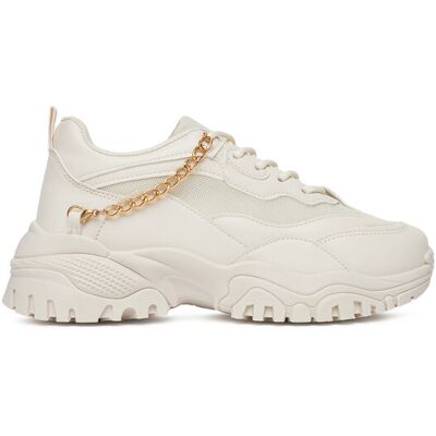 DeeZee Sneakersy NF142 Beżowy 39 Beżowy Damskie DeeZee Sneakersy NF142 Beżowy 39 Beżowy Damskie