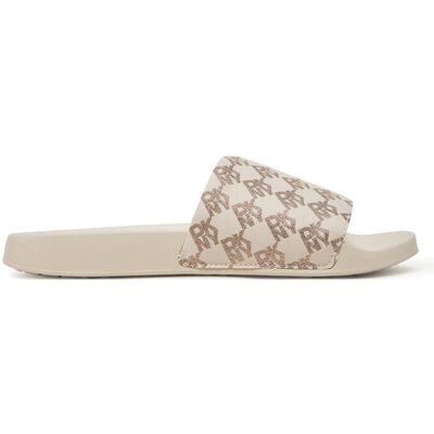 DKNY Klapki Zella K2533210 Beżowy 35 Beżowy Damskie DKNY Klapki Zella K2533210 Beżowy 35 Beżowy Damskie