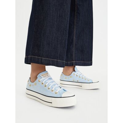 Converse Trampki Chuck Taylor All Star Heathered Glam A17596C Niebieski 41_1_2 Niebieski Damskie Converse Trampki Chuck Taylor All Star Heathered Glam A17596C Niebieski 41_1_2 Niebieski Damskie
