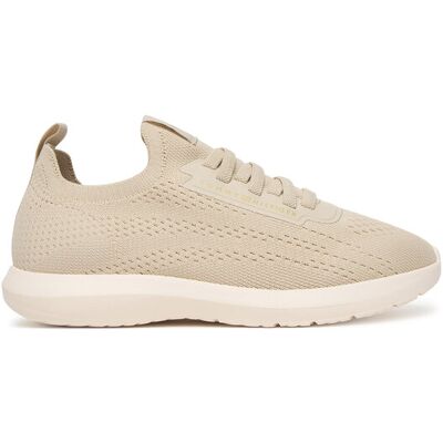 Tommy Hilfiger Sneakersy Th Knit Extralight Runner FW0FW09112 Beżowy 40 Beżowy Damskie Tommy Hilfiger Sneakersy Th Knit Extralight Runner FW0FW09112 Beżowy 40 Beżowy Damskie