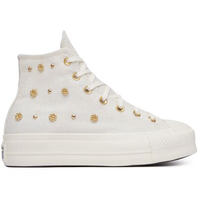 Converse Trampki Chuck Taylor All Star Heathered Glam A16892C Écru 39 Kremowy Damskie Converse Trampki Chuck Taylor All Star Heathered Glam A16892C Écru 39 Kremowy Damskie