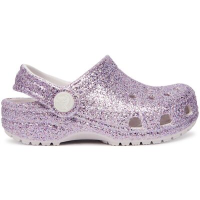 Crocs Klapki Classic Chunky Glitter Clog T 211940 Fioletowy 27_28 Fioletowy Dziewczynka Crocs Klapki Classic Chunky Glitter Clog T 211940 Fioletowy 27_28 Fioletowy Dziewczynka
