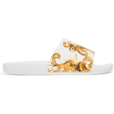 Versace Jeans Couture Klapki 80VA3SQ3 ZS365 G03 Biały 35 Biały Damskie Versace Jeans Couture Klapki 80VA3SQ3 ZS365 G03 Biały 35 Biały Damskie