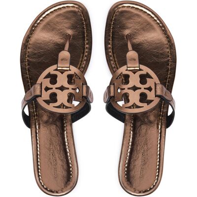 Tory Burch Japonki 183517 Brązowy 38 Brązowy Damskie Tory Burch Japonki 183517 Brązowy 38 Brązowy Damskie