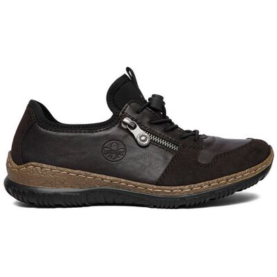Rieker Sneakersy CEO-N32G0-25 Brązowy ciemny 38 Brązowy ciemny Damskie Rieker Sneakersy CEO-N32G0-25 Brązowy ciemny 38 Brązowy ciemny Damskie