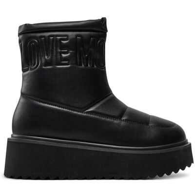 LOVE MOSCHINO Botki JA24266I0LIE0000 Czarny 37 Czarny Damskie LOVE MOSCHINO Botki JA24266I0LIE0000 Czarny 37 Czarny Damskie