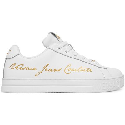 Versace Jeans Couture Sneakersy 80VA3SKL ZPB77 G03 Biały 39 Biały Damskie Versace Jeans Couture Sneakersy 80VA3SKL ZPB77 G03 Biały 39 Biały Damskie