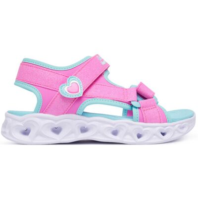 Skechers Sandały Heart Lights Sandals 303114L/PKTQ Różowy 34 Różowy Dziewczynka Skechers Sandały Heart Lights Sandals 303114L/PKTQ Różowy 34 Różowy Dziewczynka