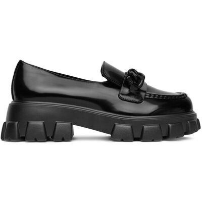 DeeZee Loafersy 17090-2 Czarny 40 Czarny Damskie DeeZee Loafersy 17090-2 Czarny 40 Czarny Damskie