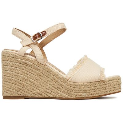 DeeZee Espadryle E0822-4A Beżowy 39 Beżowy Damskie DeeZee Espadryle E0822-4A Beżowy 39 Beżowy Damskie
