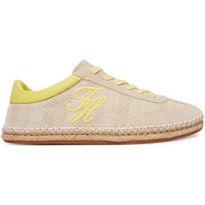 Tommy Hilfiger Espadryle Woven Logo Embroidery FW0FW09108 Beżowy 37 Beżowy Damskie Tommy Hilfiger Espadryle Woven Logo Embroidery FW0FW09108 Beżowy 37 Beżowy Damskie